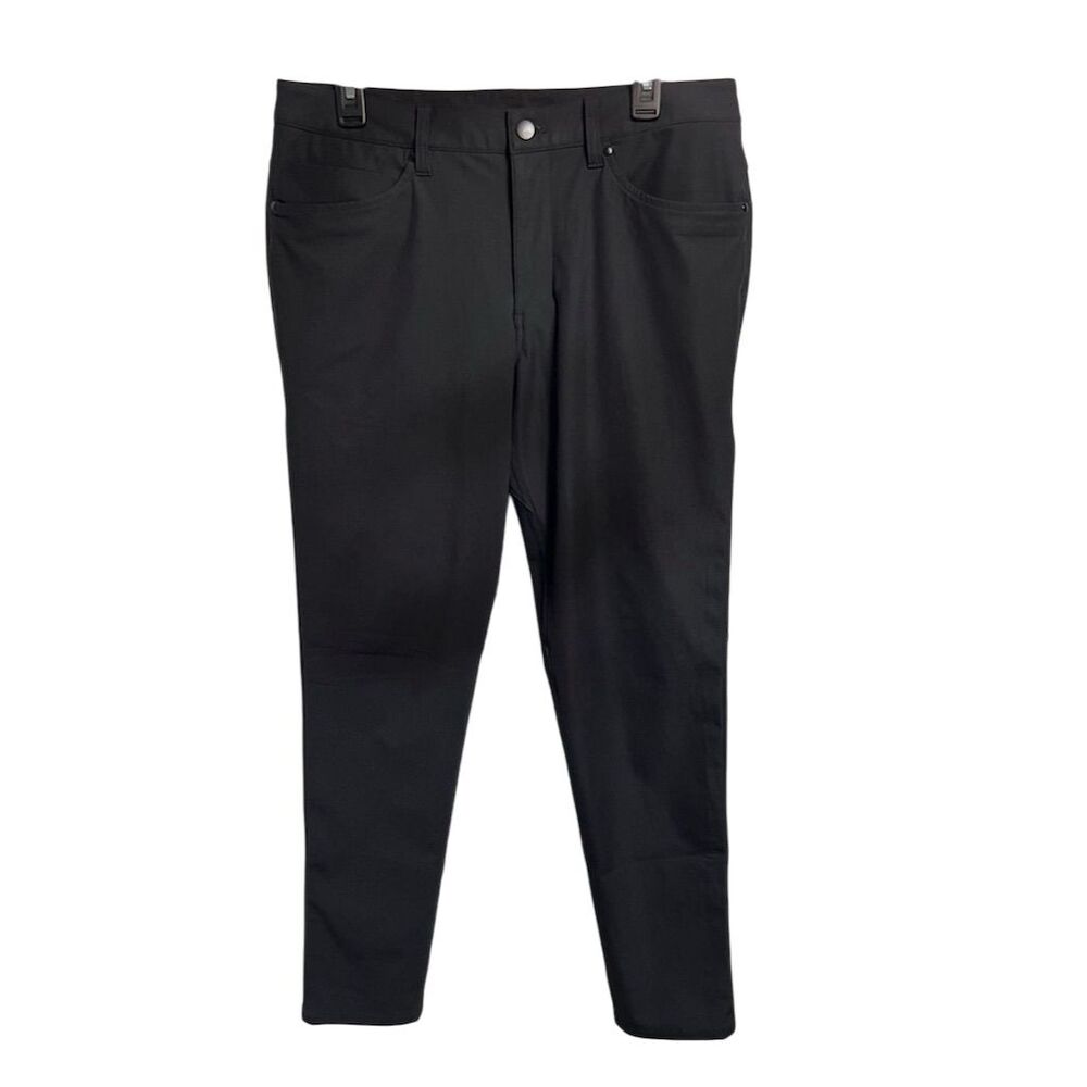 Lululemon Men's ABC Classic Pants Black Size 32 Slim Fit Casual